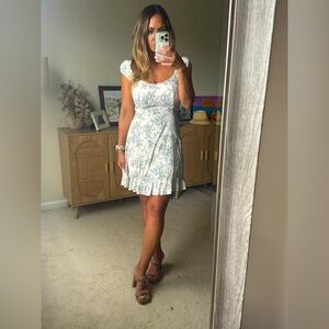 Old Navy Floral White Sun Dress